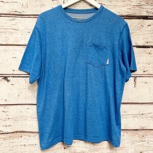 COLUMBIA Omni Wick Advanced Evaporation Blue Mens Shirt Sz L